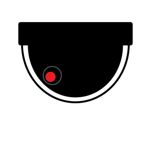 Security camera graphic. Created by Gage Dabulis. 
