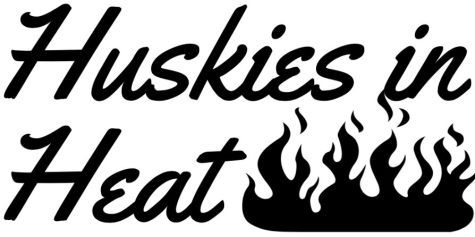 Huskies in Heat Logo. Created by Carly Busfield. 