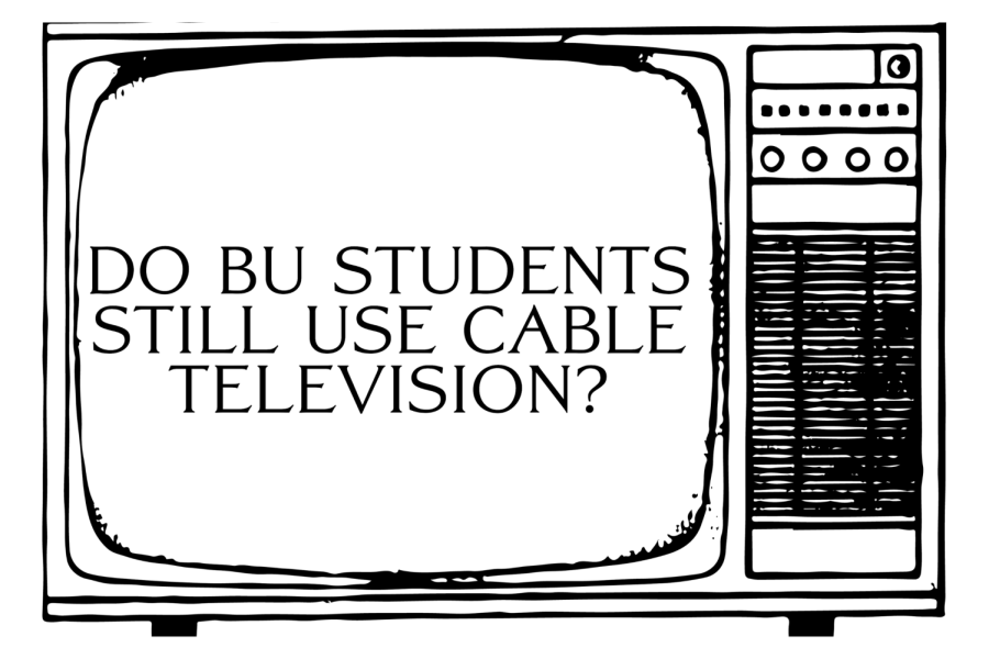 Do BU Students still use Cable Television? Graphic created by Carly Busfield. 