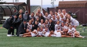 Huskies Woman's Lacrosse team. Photo via Abby Seifert.