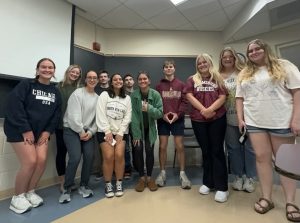 Members of Bloomsburg's chapter of PRSSA during their first meeting of the fall 2024 semester. Photo submitted by Natalie Miller. 