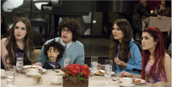 Scene from Victorious, a popular teen show from 2010.