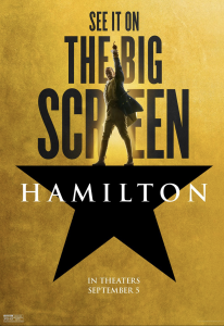 Hamilton’s 10th anniversary poster. 