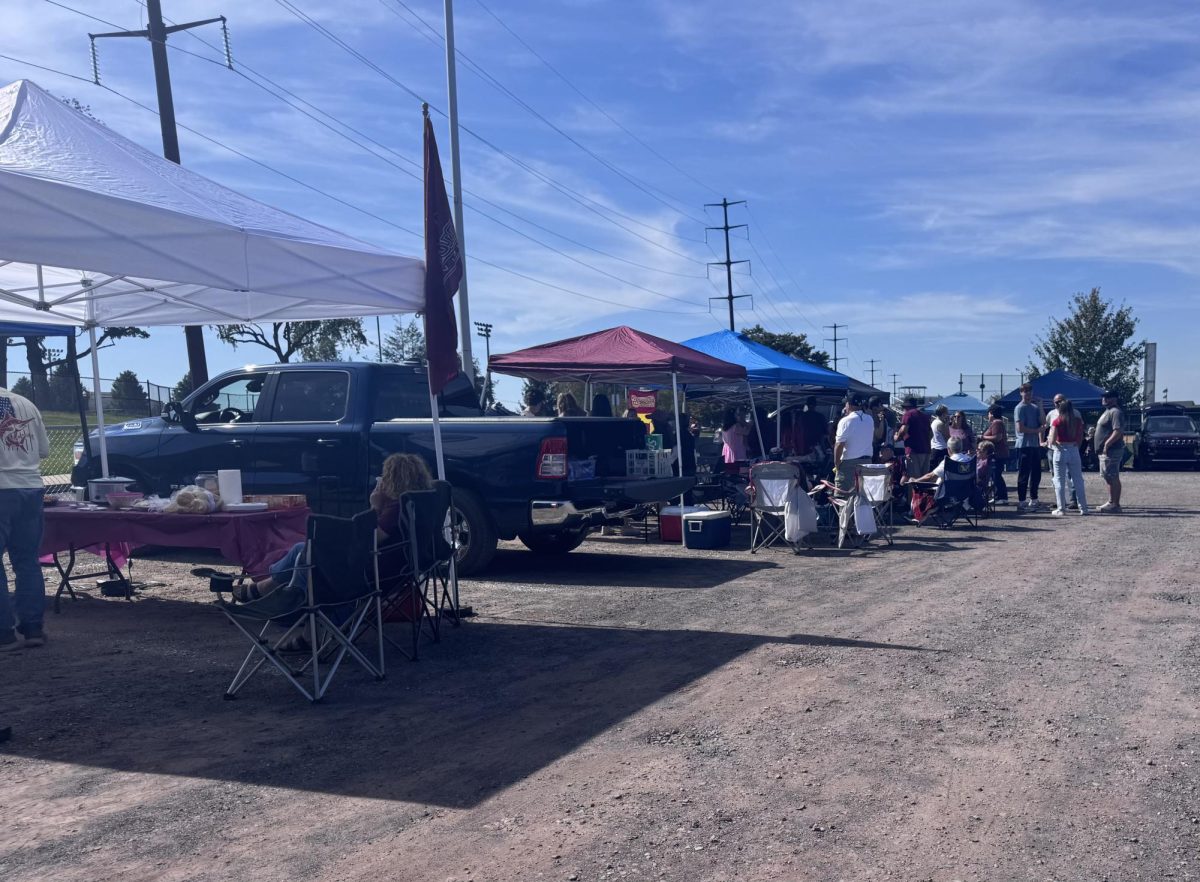 Tailgaters gather in the Orange Lot each weekend. 