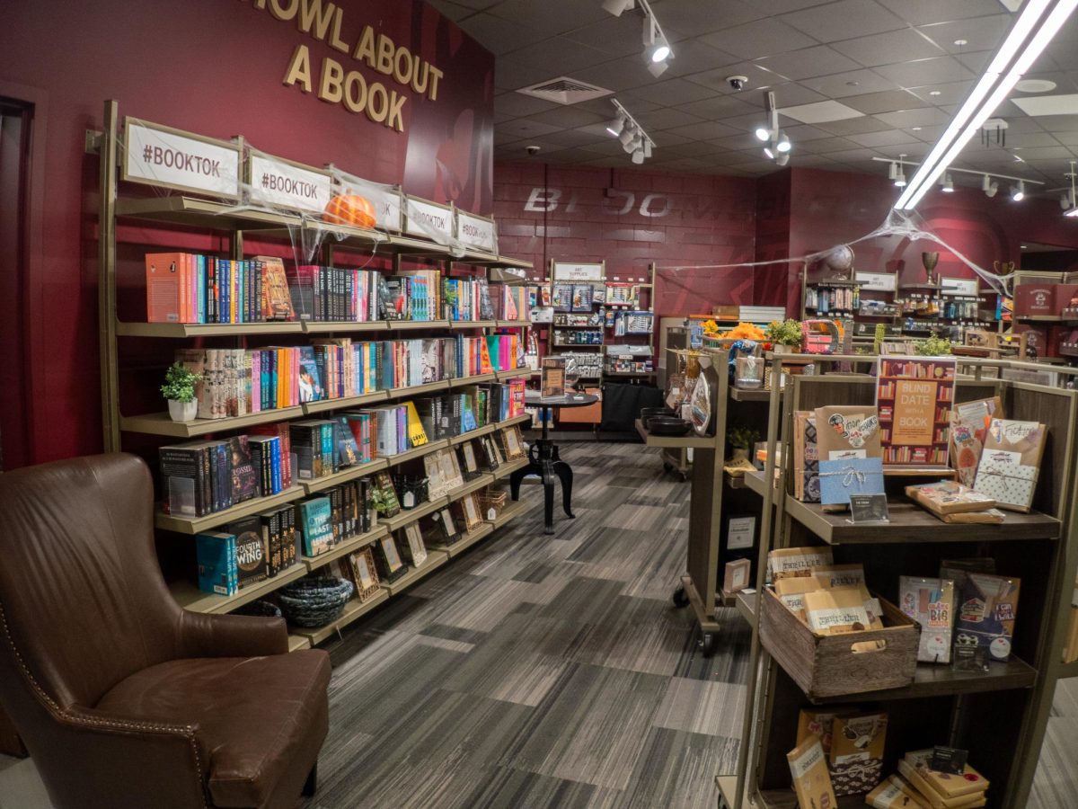 Reformed and expanded leisure reading section in the bookstore.