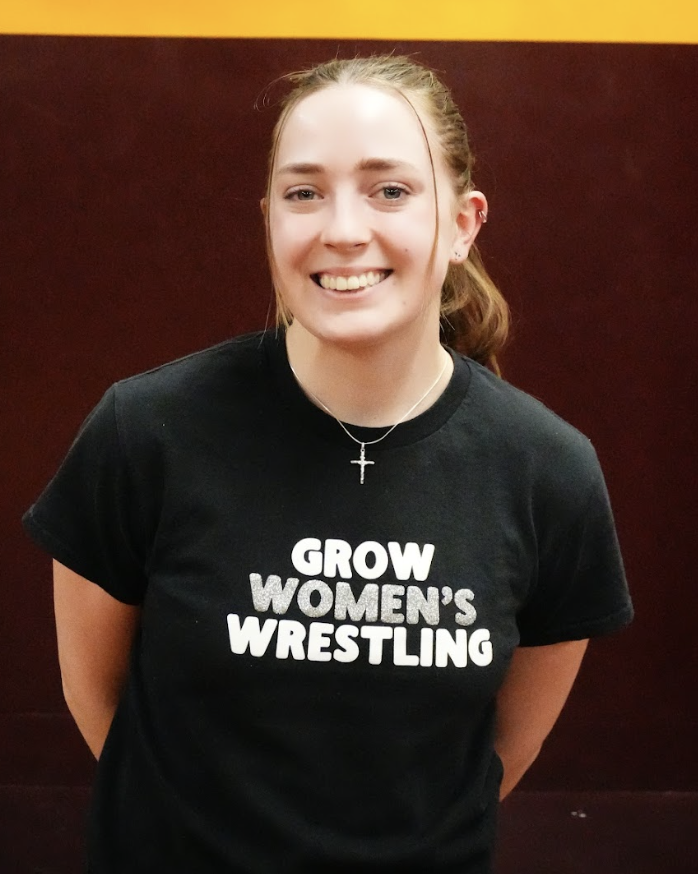 Shaylee Gavin, BU Wrestling Club President. 