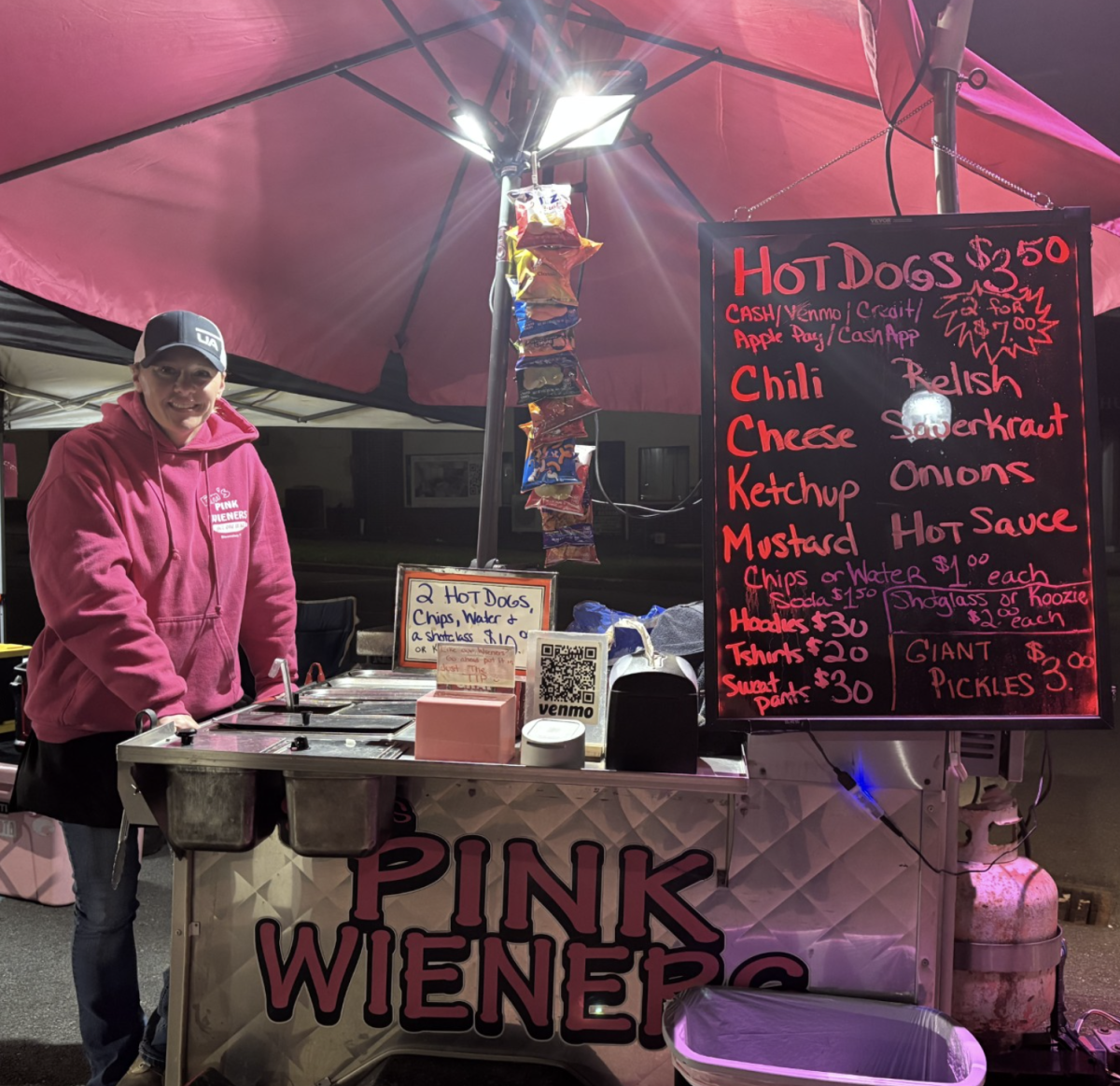 Emily Zenzel, owner of Pink Wiener's