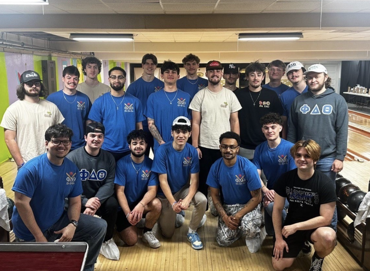 All of the Phi Delta Theta Brothers who organized the event and helped donate.
CJ Stelega (front left), led the initial communication between the Lodge and Phi Delta Theta that made it all possible.